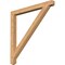 Ekena Millwork Traditional Craftsman Smooth Bracket, Western Red Cedar, 3 1/2"W x 44"D x 44"H BKT04X44X44TRA04SWR - alternate 1